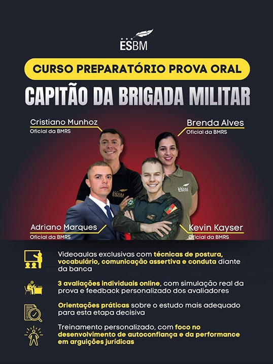 curso capitão brigada militar